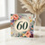 60th Birthday Card, Floral Number 60 Card