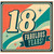 18th Birthday Card, Fabulous 18 Years Retro Style Card