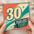 30th Birthday Card, Fabulous Years Retro Style Card