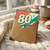 80th Birthday Card, Fabulous Years Retro Style Card
