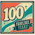 100th Birthday Card, Fabulous Years