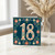 18th Birthday Card, Floral Vintage Style Number 18 Card