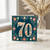70th Birthday Card, Floral Number 70 Card