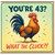 43rd Birthday Card, Funny Rooster What the Cluck Card