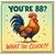 88th Birthday Card, Funny Rooster 'What The Cluck?!' Card