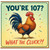 107th Birthday Card, Funny Rooster What The Cluck Card