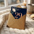 29th Birthday Card, Elegant Floral Navy and Copper Number 29 Card