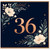 36th Birthday Card, Floral Botanical Age 36 Card