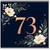 73rd Birthday Card, Elegant Floral Age 73 Birthday Card