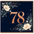 78th Birthday Card, Floral Number 78 Card