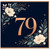 79th Birthday Card, Floral Number 79 Birthday Card