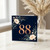 88th Birthday Card, Floral Elegant Number 88 Card
