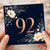 92nd Birthday Card, Floral Number 92 Birthday Card
