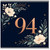 94th Birthday Card, Elegant Floral Design