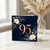 95th Birthday Card, Floral Navy Design
