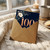 100th Birthday Card, Elegant Floral Navy 100 Design