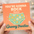 You're Gonna Rock Those Granny Panties Funny Card - Congratulations, Encouragement or New Mum Humour - Cute Floral Pants Design