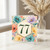 77th Birthday Card, Floral Watercolour Number 77 Card