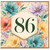 86th Birthday Card, Floral Birthday Card for Her