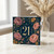 21st Birthday Card, Floral Vintage Design