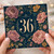 36th Birthday Card, Floral Vintage Style Age 36 Card
