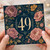 49th Birthday Card, Floral 49 Birthday Card