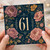 61st Birthday Card, Floral 61 Birthday Card