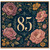 85th Birthday Card, Elegant Floral Number 85 Card