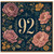 92nd Birthday Card, Floral Vintage Style