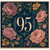 95th Birthday Card, Floral Vintage Style