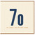70th Birthday Card, Funny At Least You're Not Dead Card