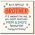 Funny Brother Birthday Card - To a Special Brother, ‘If It Weren’t for Me You Might Have Been Mum & Dad’s Favourite’ - Humorous Sibling Banter