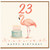 23rd Birthday Card, Flamingo Happy Birthday Card