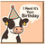 Funny Cow Pun Birthday Card - I Herd It’s Your Birthday - Cute Farm Animal Cartoon with Party Hat - For Him Her Kids Friends - Humorous Greeting Card