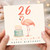 26th Birthday Card, Flamingo Birthday Card