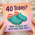 40th Birthday Card, Time to Rock Out with Your CROC Out Funny Birthday Card