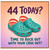 44th Birthday Card, Time to Rock Out with Your Croc Out Funny Birthday Card