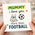 Mother's Day Card for Mummy - I Love You More Than Football - Cute Football Boots & Ball Design from Kids