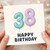 38th Birthday Card, 38 Happy Birthday Balloon Design