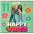 11th Birthday Card, Happy Vibes Retro Style Card