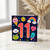 11th Birthday Card, Cute Kawaii Number One Rainbow and Characters