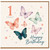 1st Birthday Card, Happy Birthday Butterfly Card