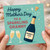 Mother's Day Card for Granny - Happy Mother's Day to a Sparkling Granny - Popping Fizz Bottle and Champagne Glasses Design