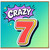7th Birthday Card, Crazy 7 Comic Style Card