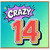 14th Birthday Card, Crazy 14 Birthday Card