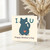 Mother's Day Card for Mum - Cute Cat 'I Love U' Illustration with Heart Detail - Funny Feline Design, Happy Mother's Day