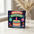 1st Birthday Card, Colourful Cake and Balloon Happy Birthday Card