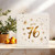 You're 76 Birthday Card - Elegant Starburst Design - 145mm x 145mm Square - Milestone 76th Birthday Card, Includes Kraft Envelope
