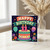 11th Birthday Card, Happy Birthday Cute Cake and Balloon Design