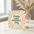 Happy First Mother's Day Card - Pastel Sunburst with Hearts - New Mum Mothering Sunday Card